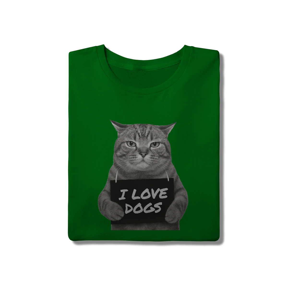 Camisa T-Shirt Quality I Love Dogs