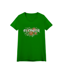 Camisa Baby Look Quality Flower