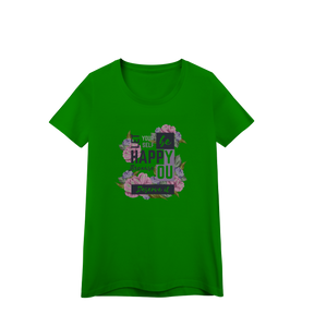 Camisa Baby Look Quality Happy You