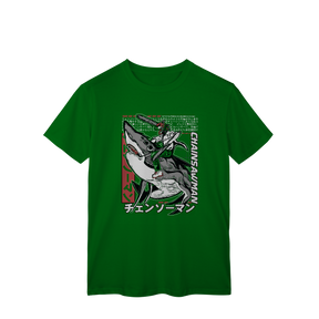 Camisa T-Shirt Classic Chainsaw Man Denji Homem-Motosserra