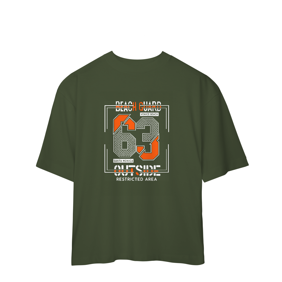 Camiseta Oversized Beach Guard