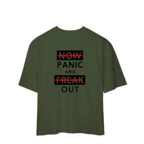 Camisa Oversized Now Panic and Freak Out