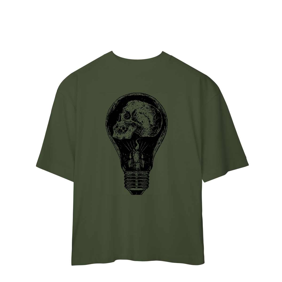 Camisa Oversized Caveira lampada