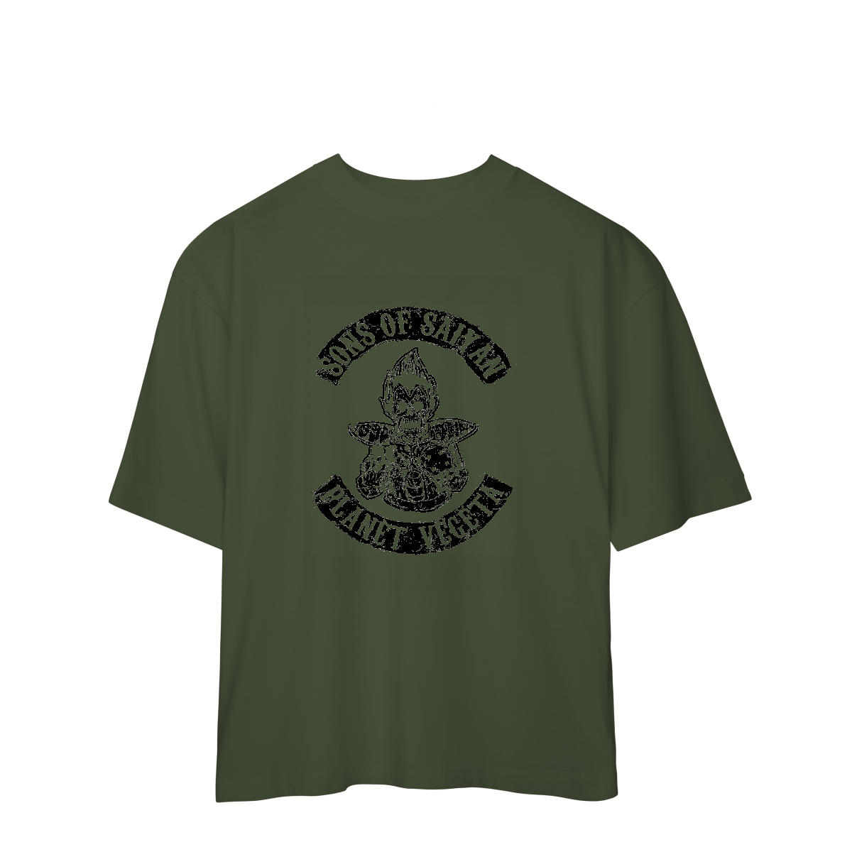 Camisa Oversized Sons of Saiyan Planet Vegeta