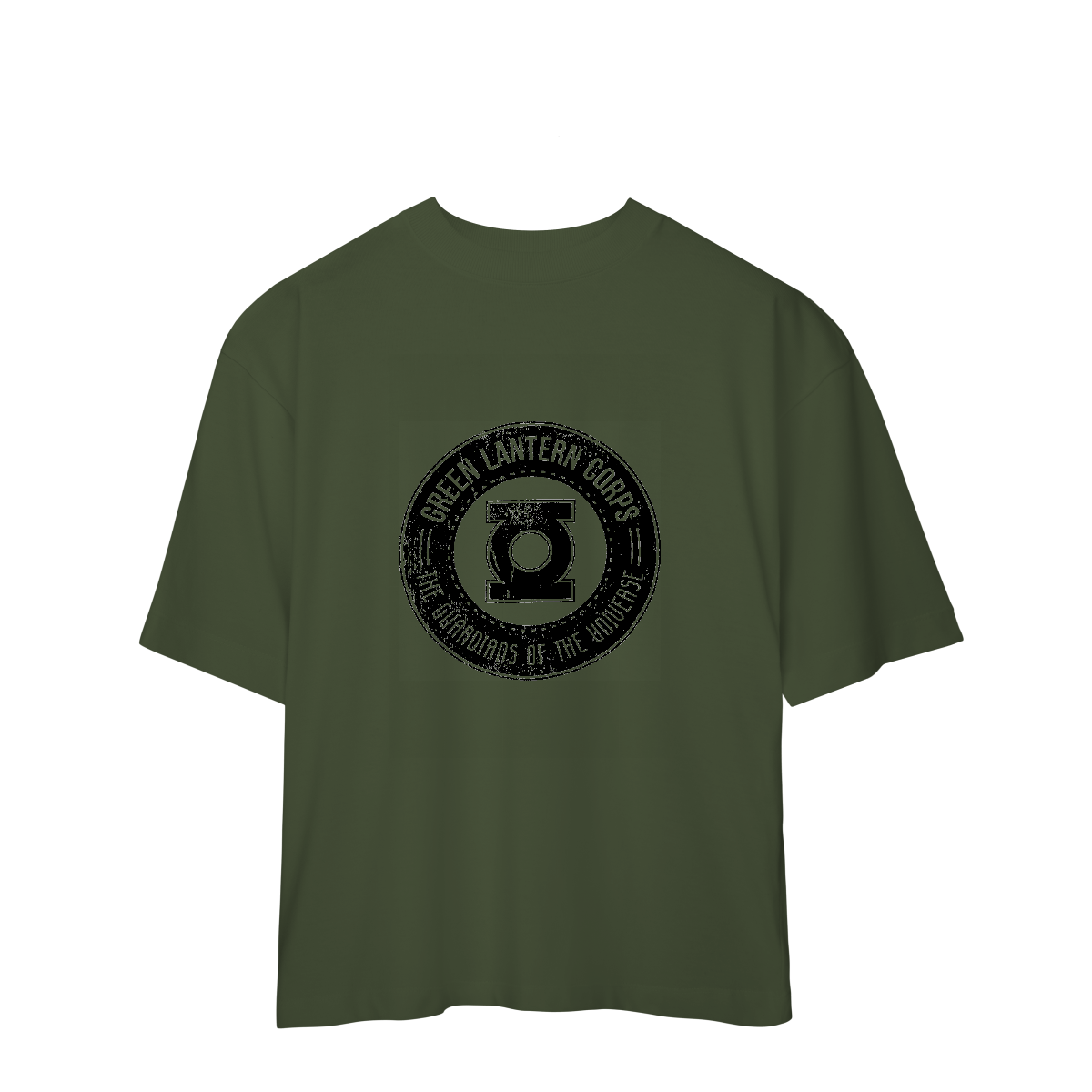 Camisa Oversized Tropa dos Lanternas Verdes