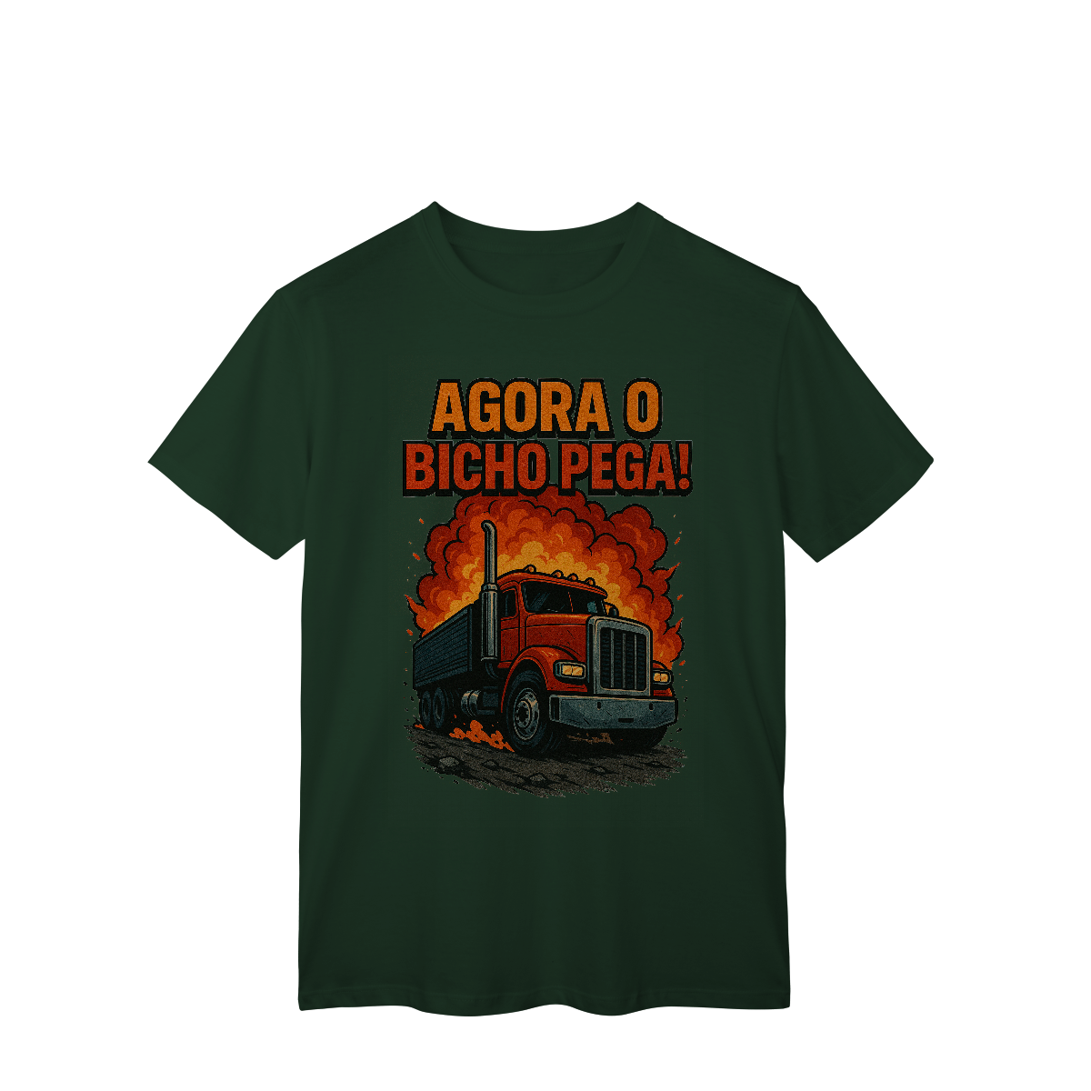 Camisa T-Shirt Classic Agora o Bicho Pega