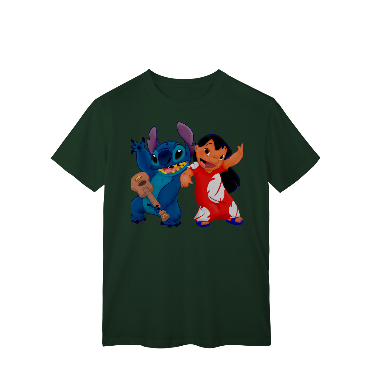 Camisa T-Shirt Classic Lilo e stitch Music