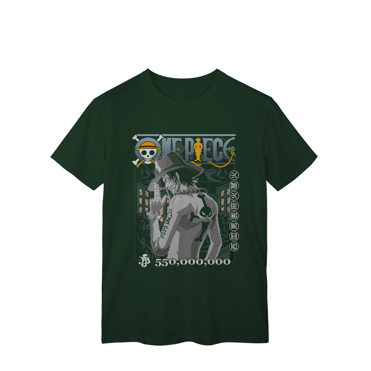 camisa T-Shirt Classic Portgas D. Ace One Piece