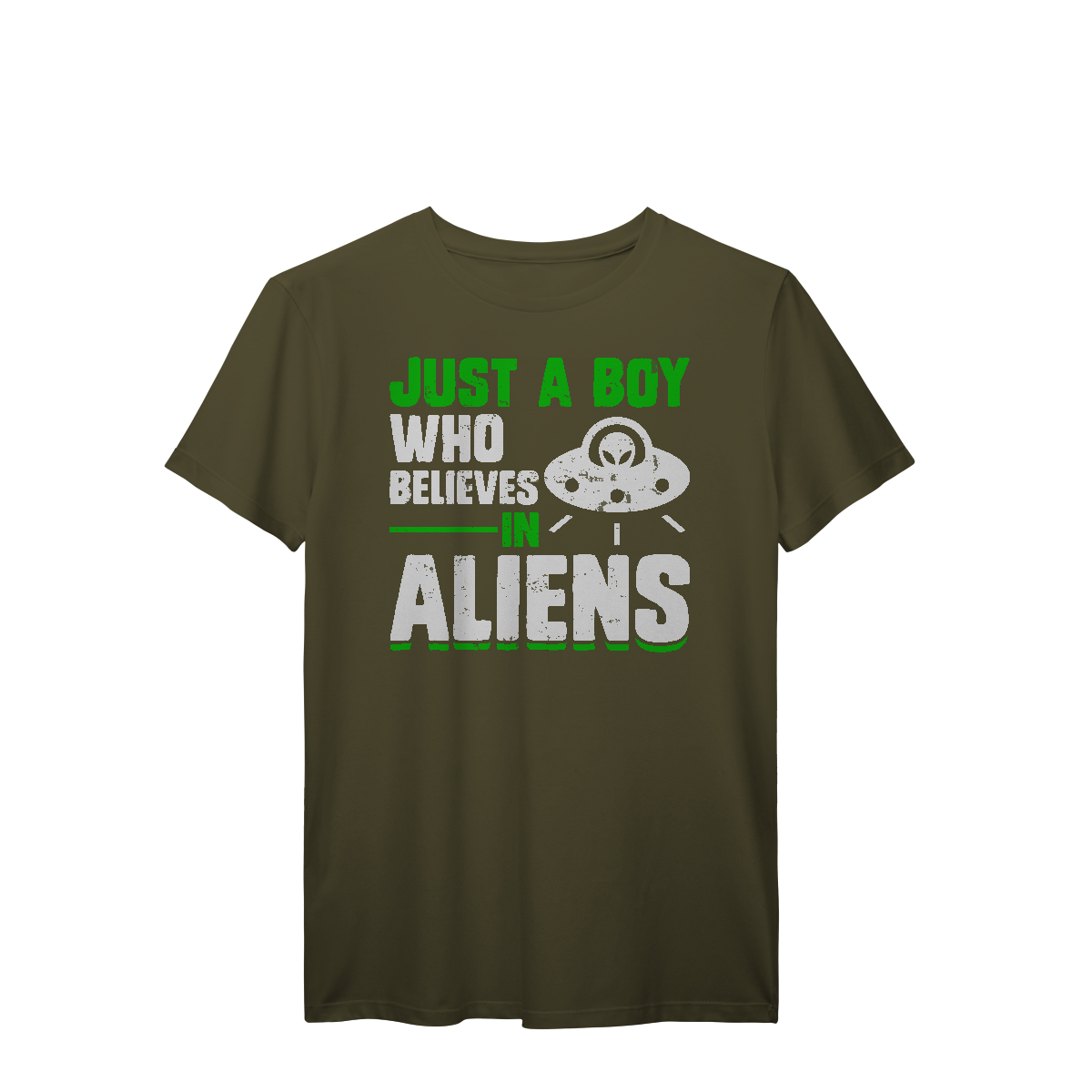 Camiseta T-Shirt Prime Apenas um garoto que acredita em alienígenas