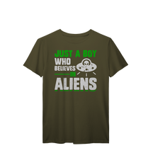 Camiseta T-Shirt Prime Apenas um garoto que acredita em alienígenas