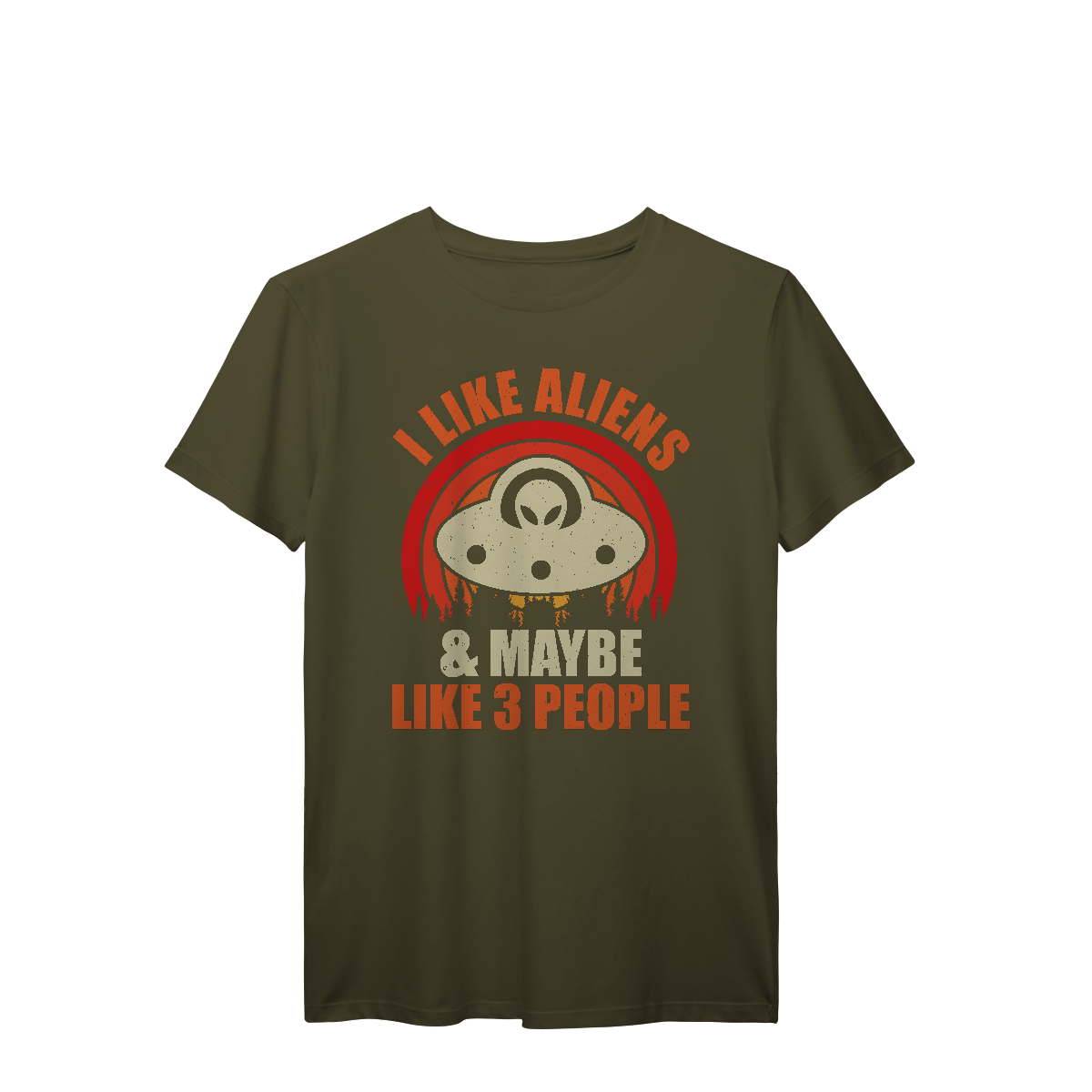 Camiseta T-Shirt Prime I Like Aliens & Maybe Like 3 People
