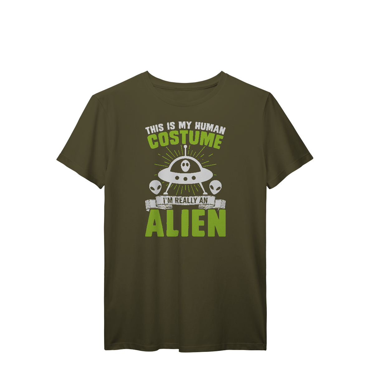 Camiseta T-Shirt Prime This Is My Human Costume Alien