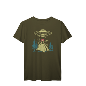 Camiseta T-Shirt Prime Aliens Abduzindo Barraca