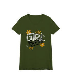 Camisa Baby Look Quality Girl Boss