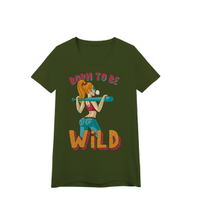 Camisa Baby Look Prime Quality Born To Be Wild