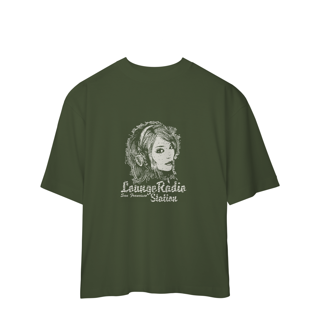 Camiseta Oversized Lounge Radio Station