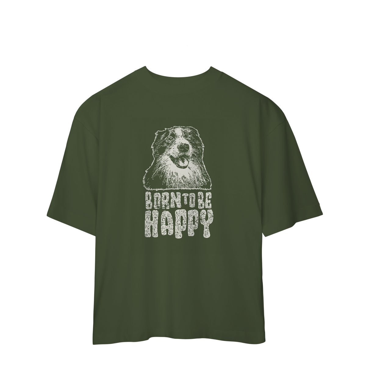 Camiseta Oversized Born To Be Happy