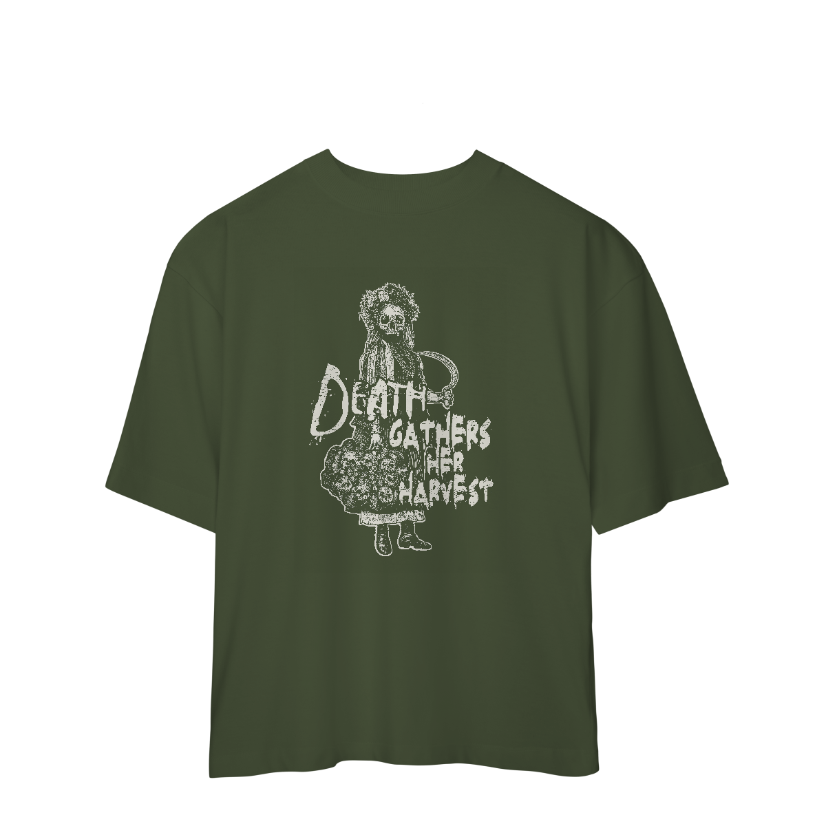 Camiseta Oversized Death Gangster her harvest