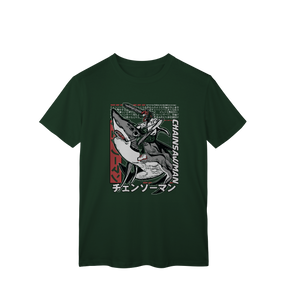 Camisa T-Shirt Classic Chainsaw Man Denji Homem-Motosserra