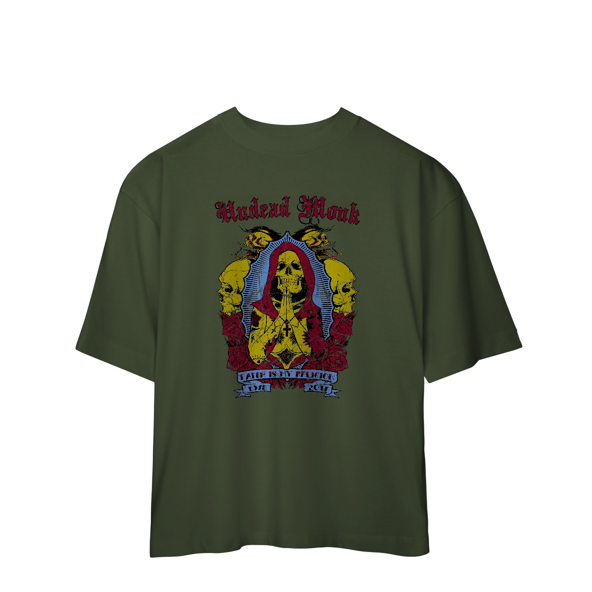 Camiseta Oversized Undead Monk