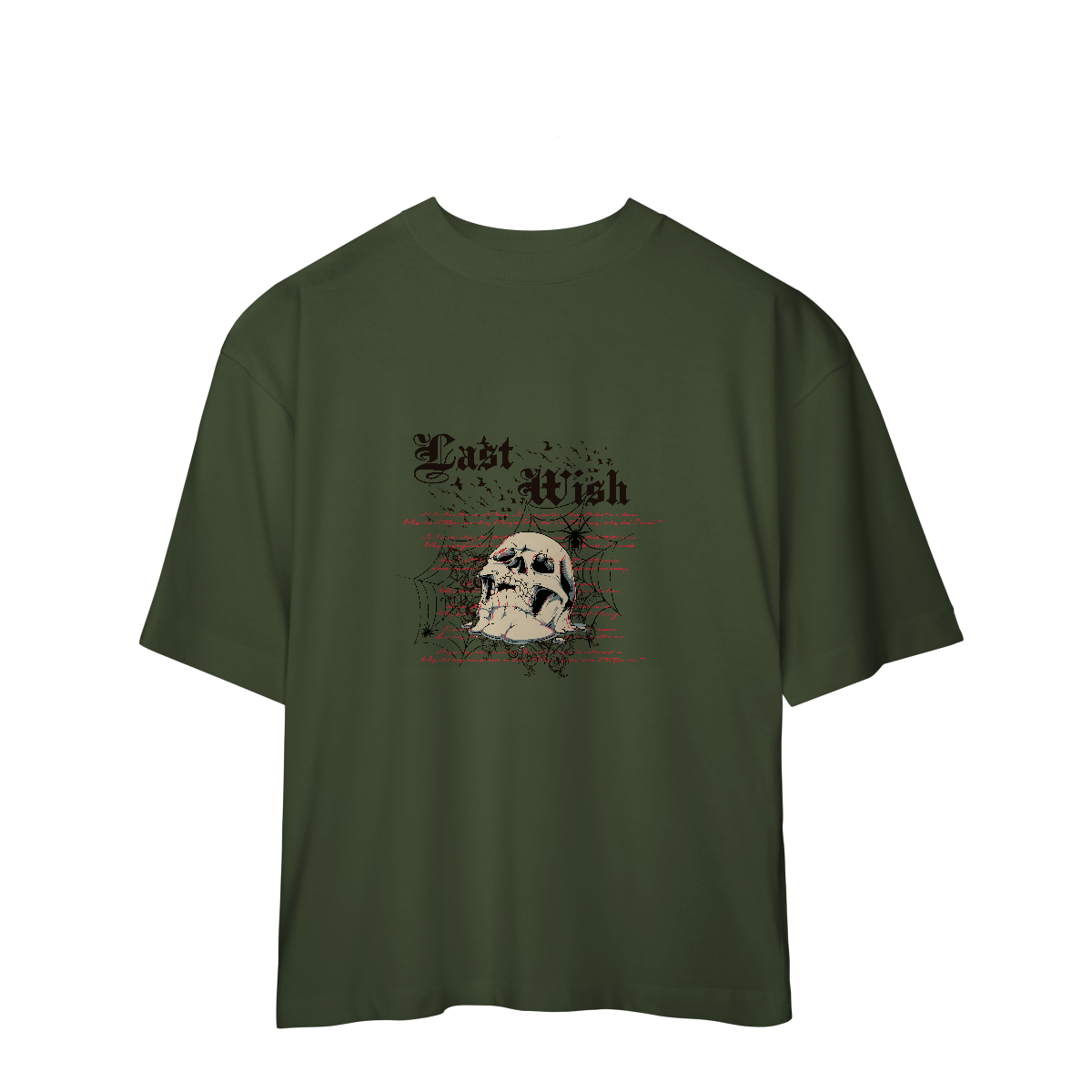 Camiseta Oversized Last Wish