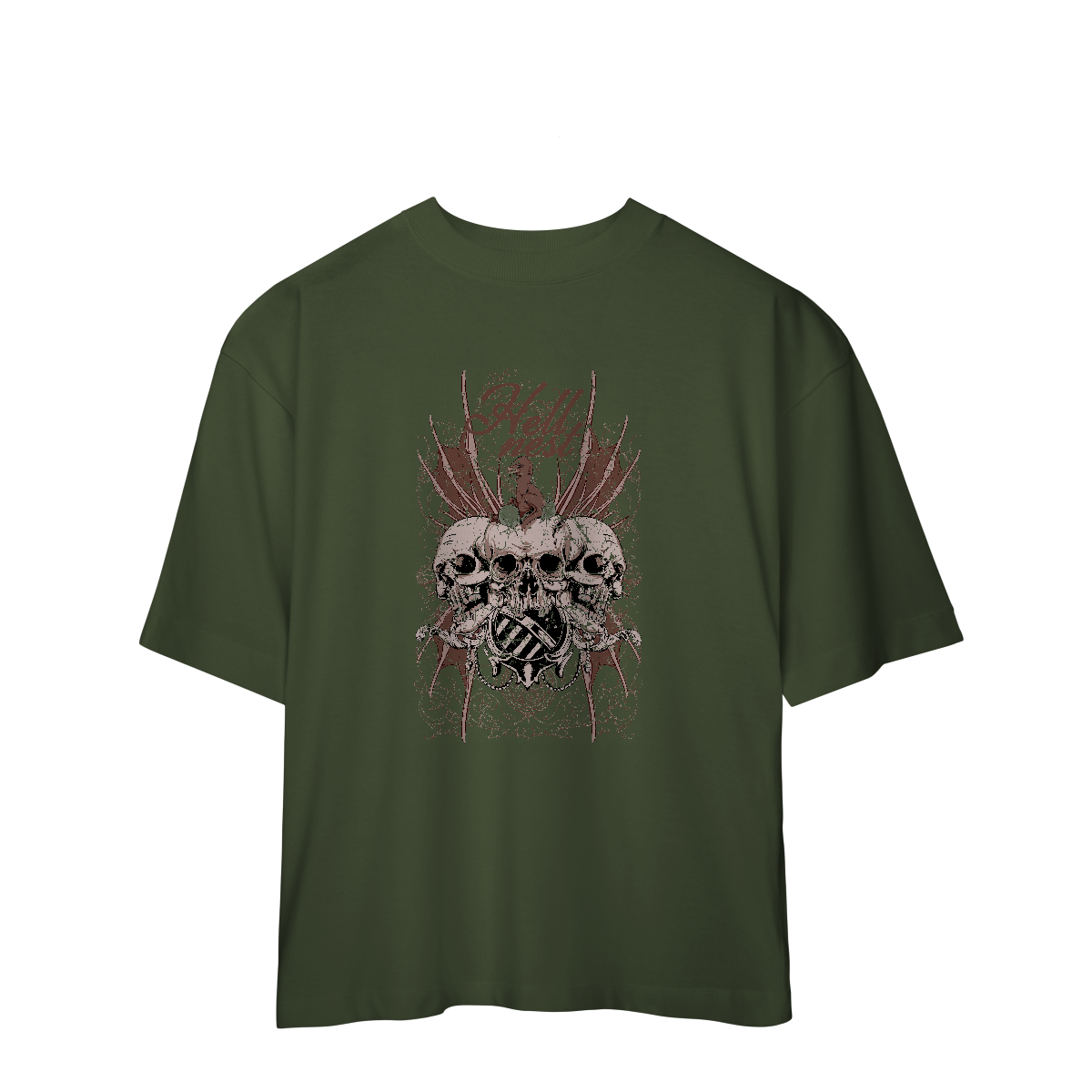 Camiseta Oversized Hell Nest