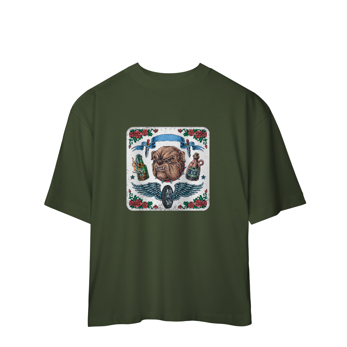 Camiseta Oversized Pitbull Monster