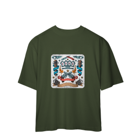 Camiseta Oversized Bomber Fire