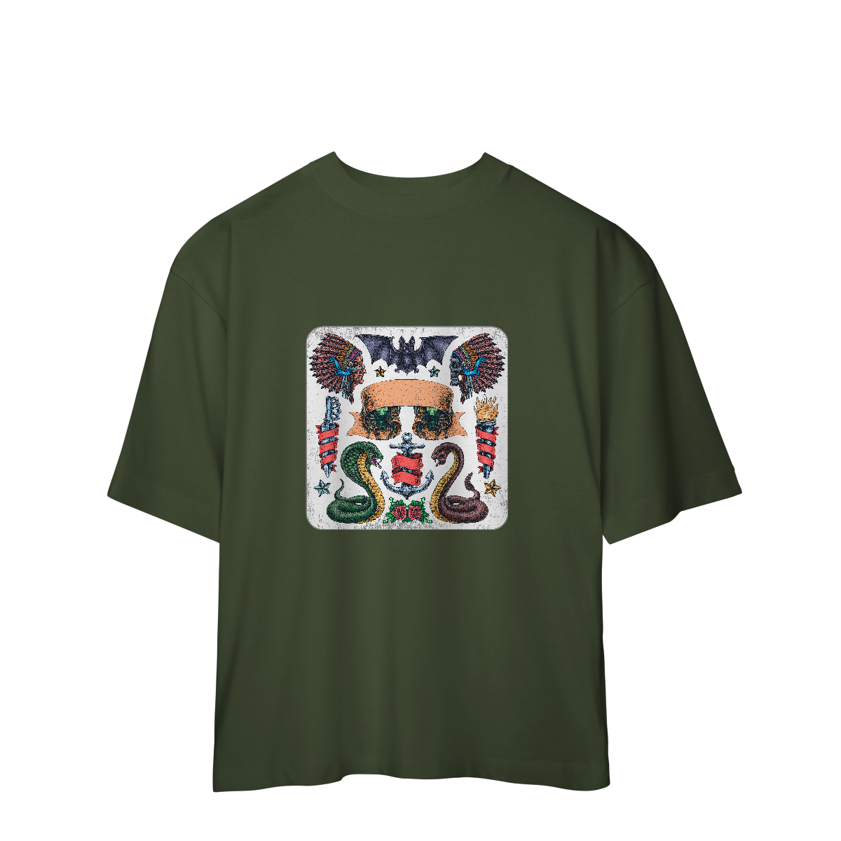 Camiseta Oversized Snake