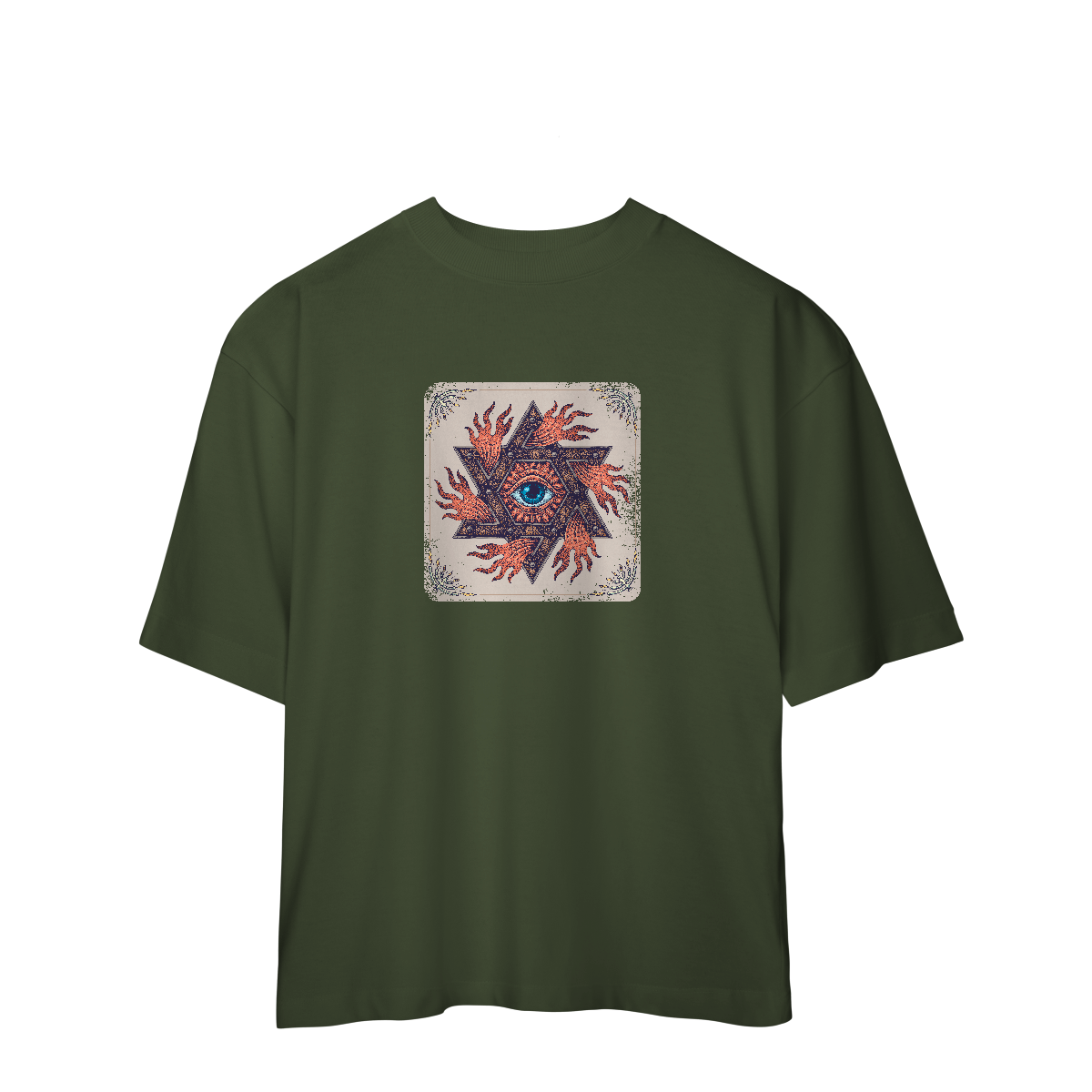 Camiseta Oversized Estrela de Davi