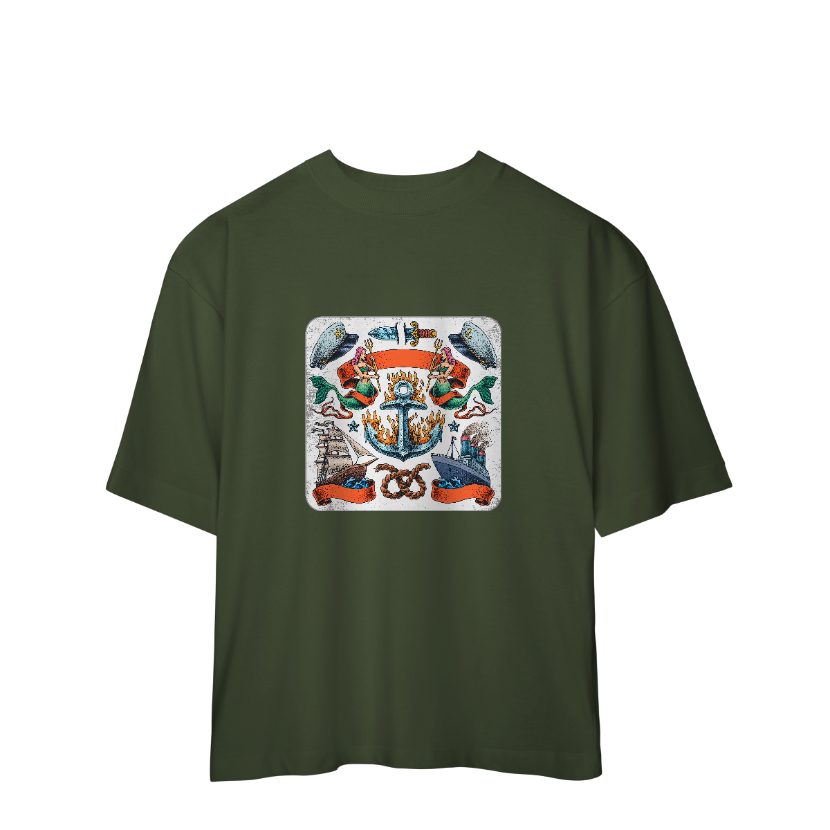 Camiseta Oversized Power of the sea