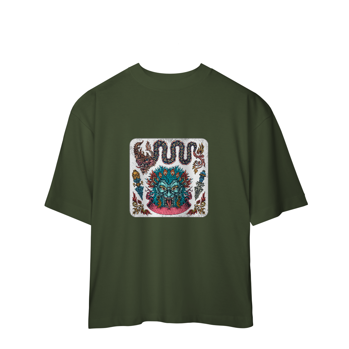 Camiseta Oversized Chinese Dragon