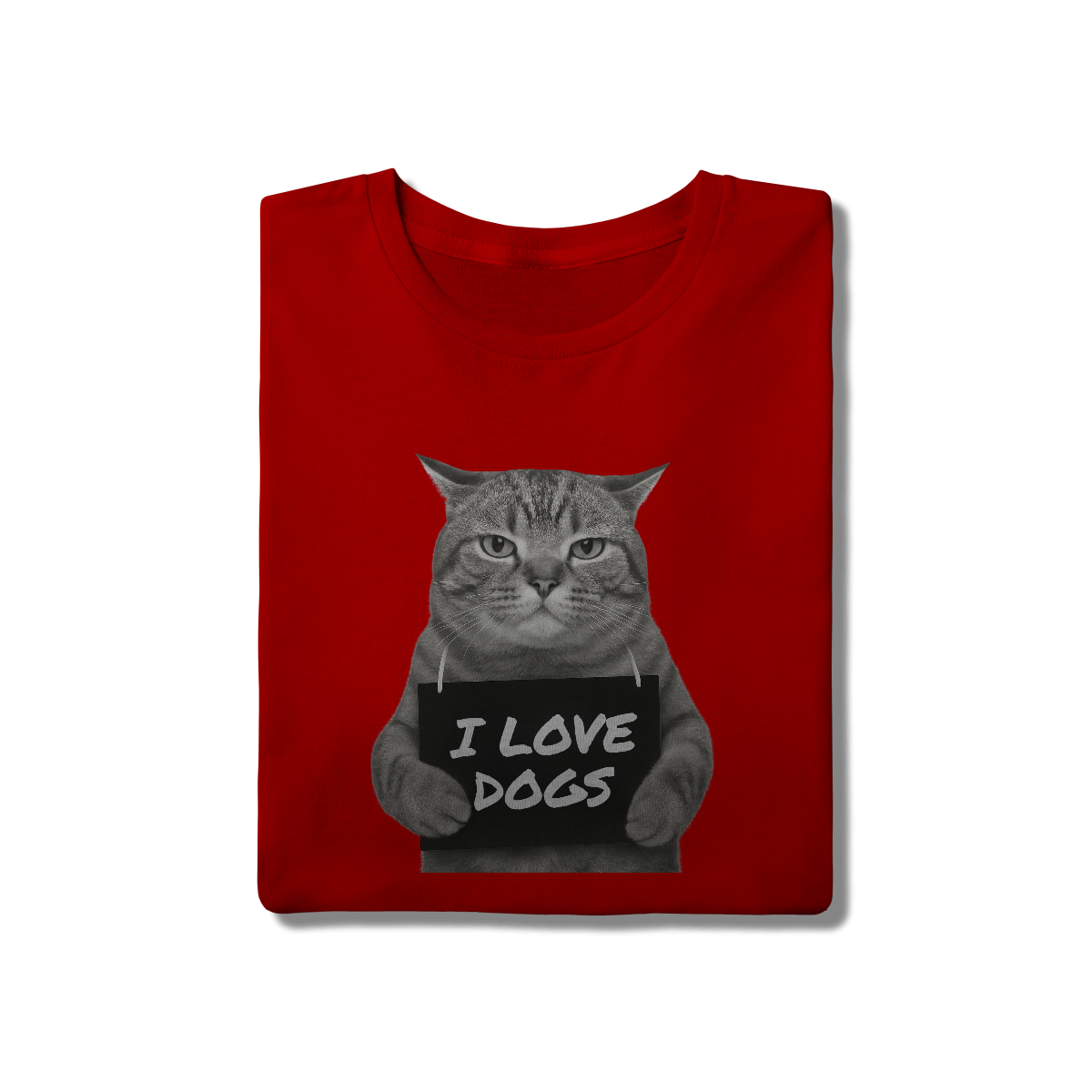 Camisa T-Shirt Quality I Love Dogs
