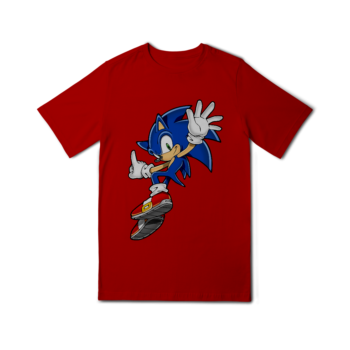 Camisa Quality Infantil (10 a 14) Sonic