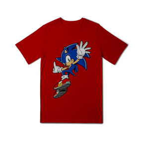 Camisa Quality Infantil (10 a 14) Sonic