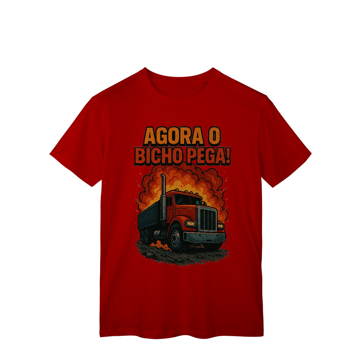 Camisa T-Shirt Classic Agora o Bicho Pega