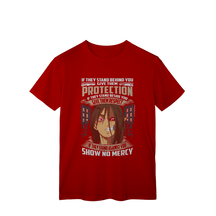 Camisa T-Shirt Classic Eren & Titan – Dualidade, Fúria e Liberdade