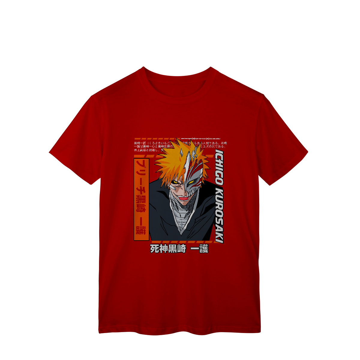 Camisa T-Shirt Classic Ichigo Kurosaki Imortal Bleach