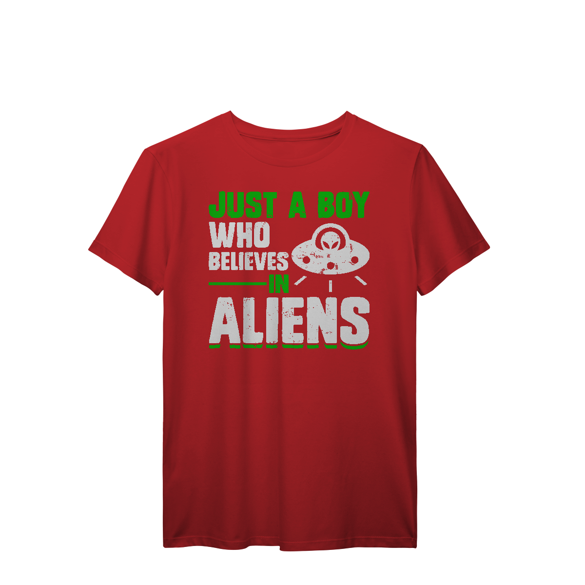 Camiseta T-Shirt Prime Apenas um garoto que acredita em alienígenas