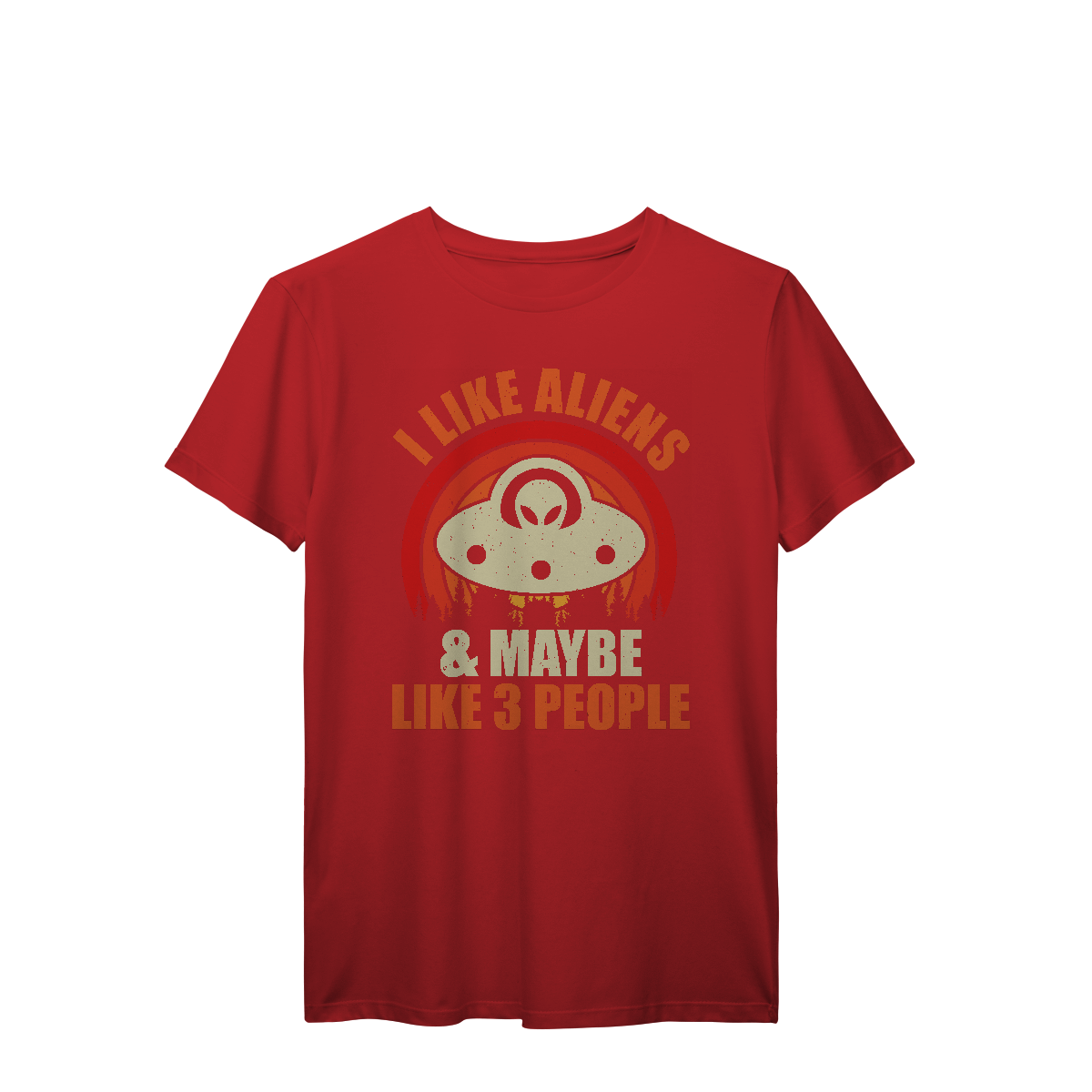 Camiseta T-Shirt Prime I Like Aliens & Maybe Like 3 People