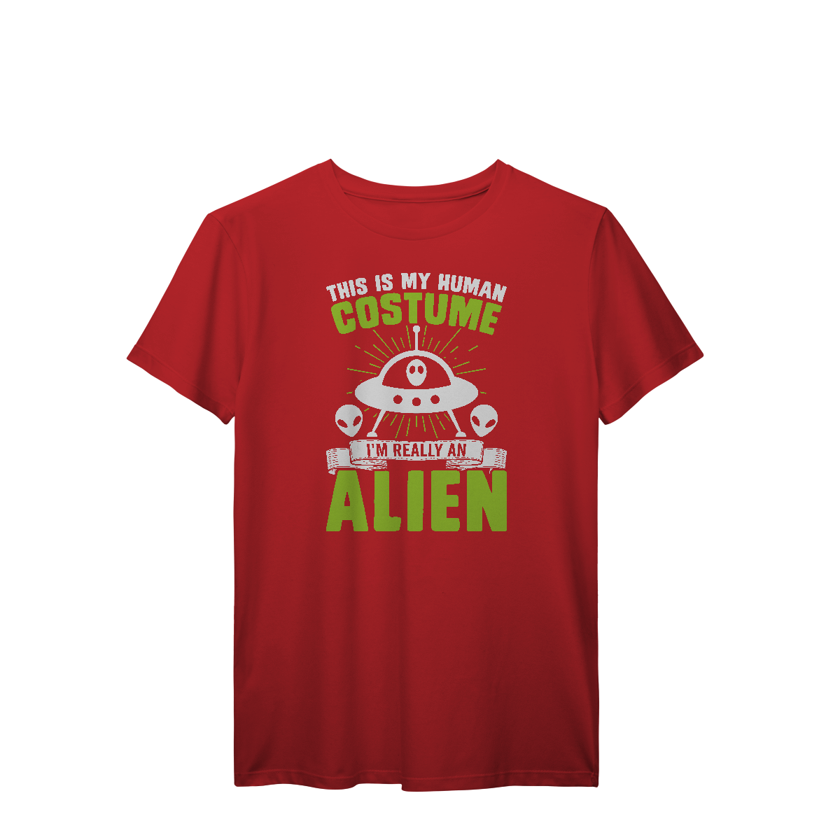 Camiseta T-Shirt Prime This Is My Human Costume Alien
