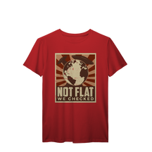 Camisa T-Shirt Prime Not Flat We Checked Aliens