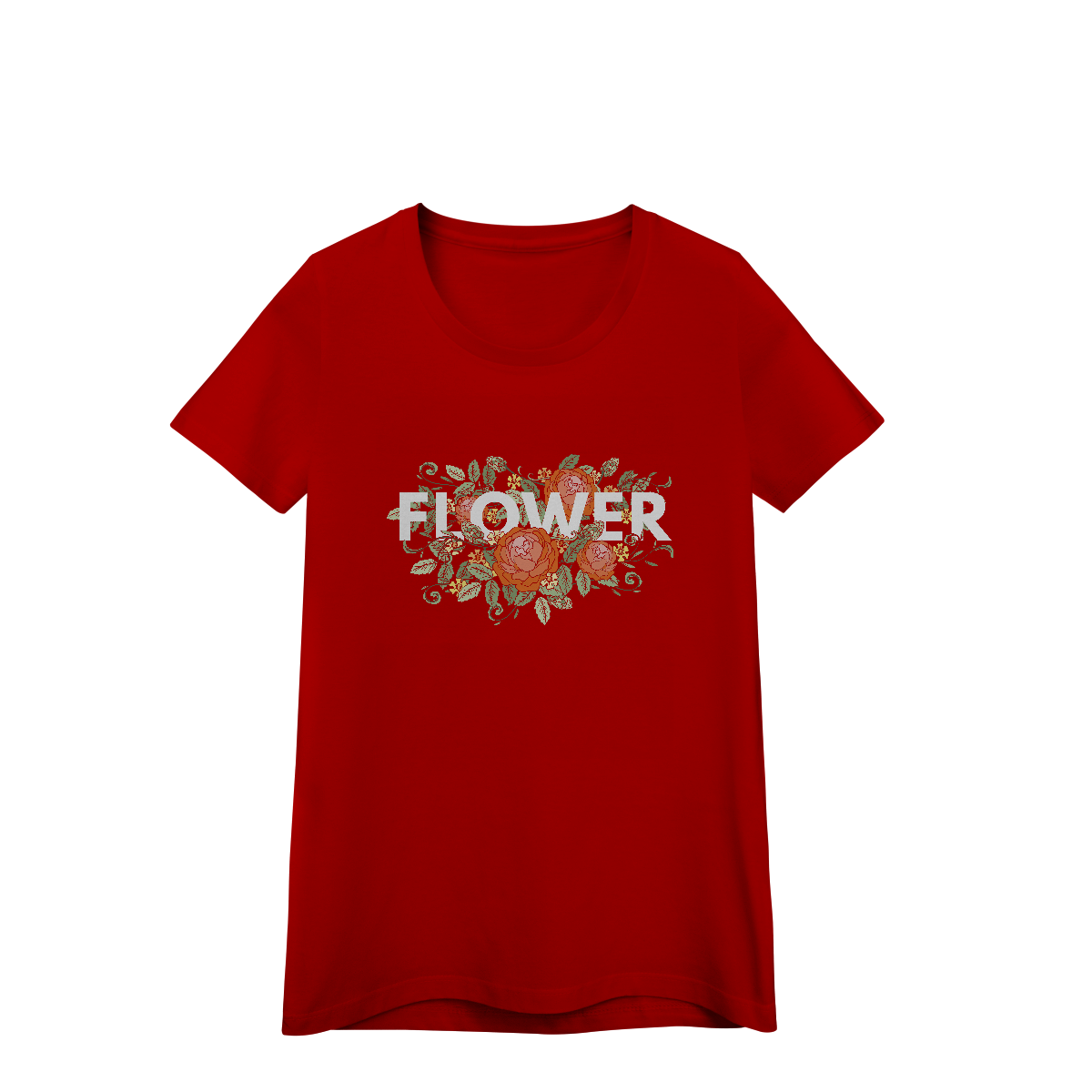 Camisa Baby Look Quality Flower