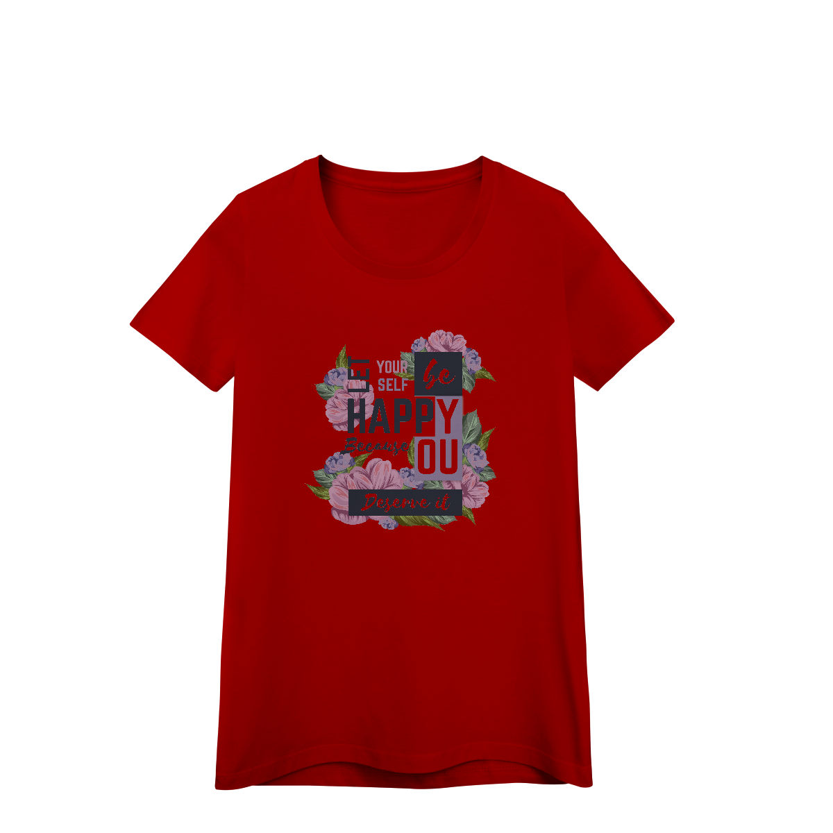 Camisa Baby Look Quality Happy You