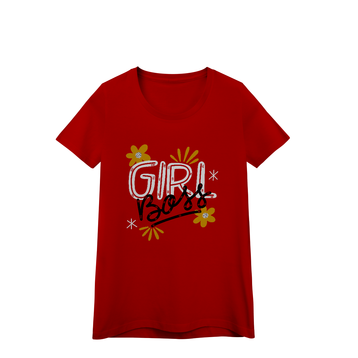 Camisa Baby Look Quality Girl Boss