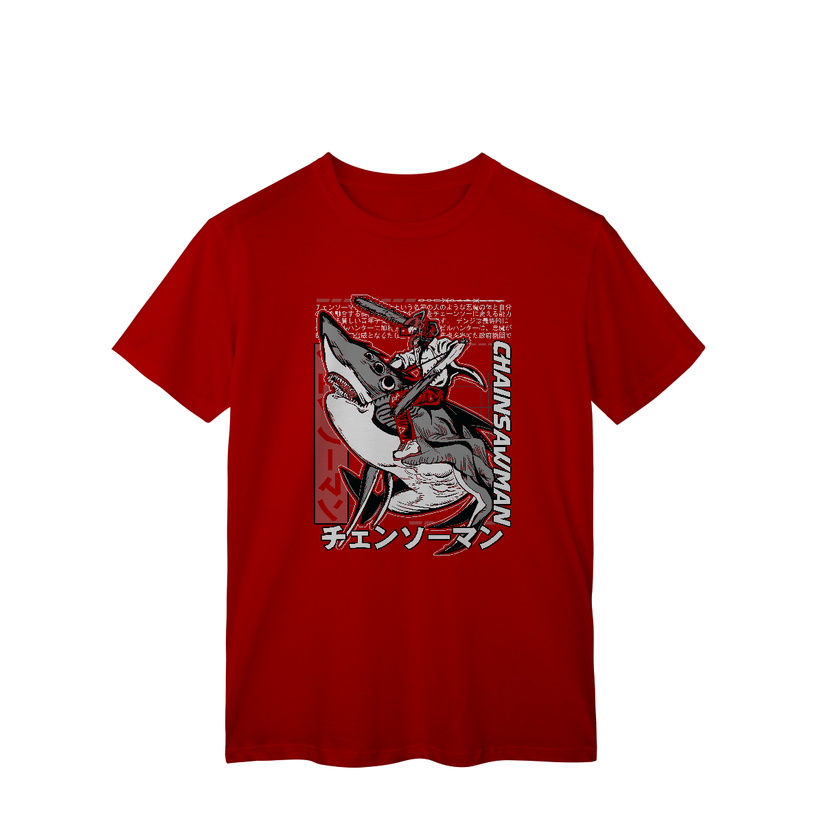 Camisa T-Shirt Classic Chainsaw Man Denji Homem-Motosserra