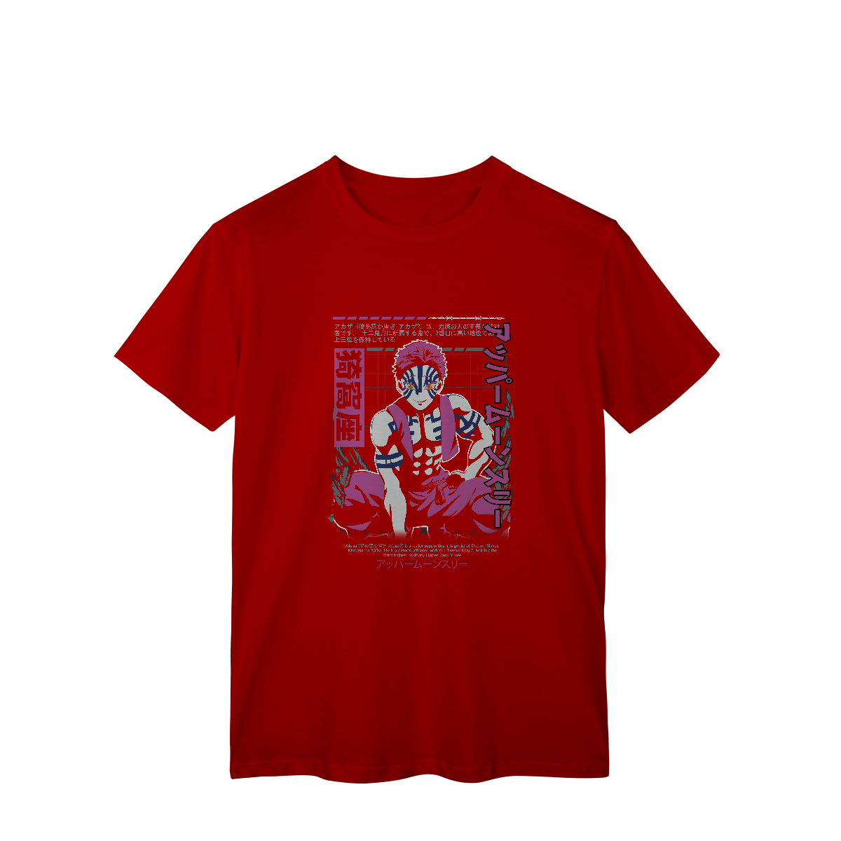 Camisera T-Shirt Classic AKAZHA Demon Slayer