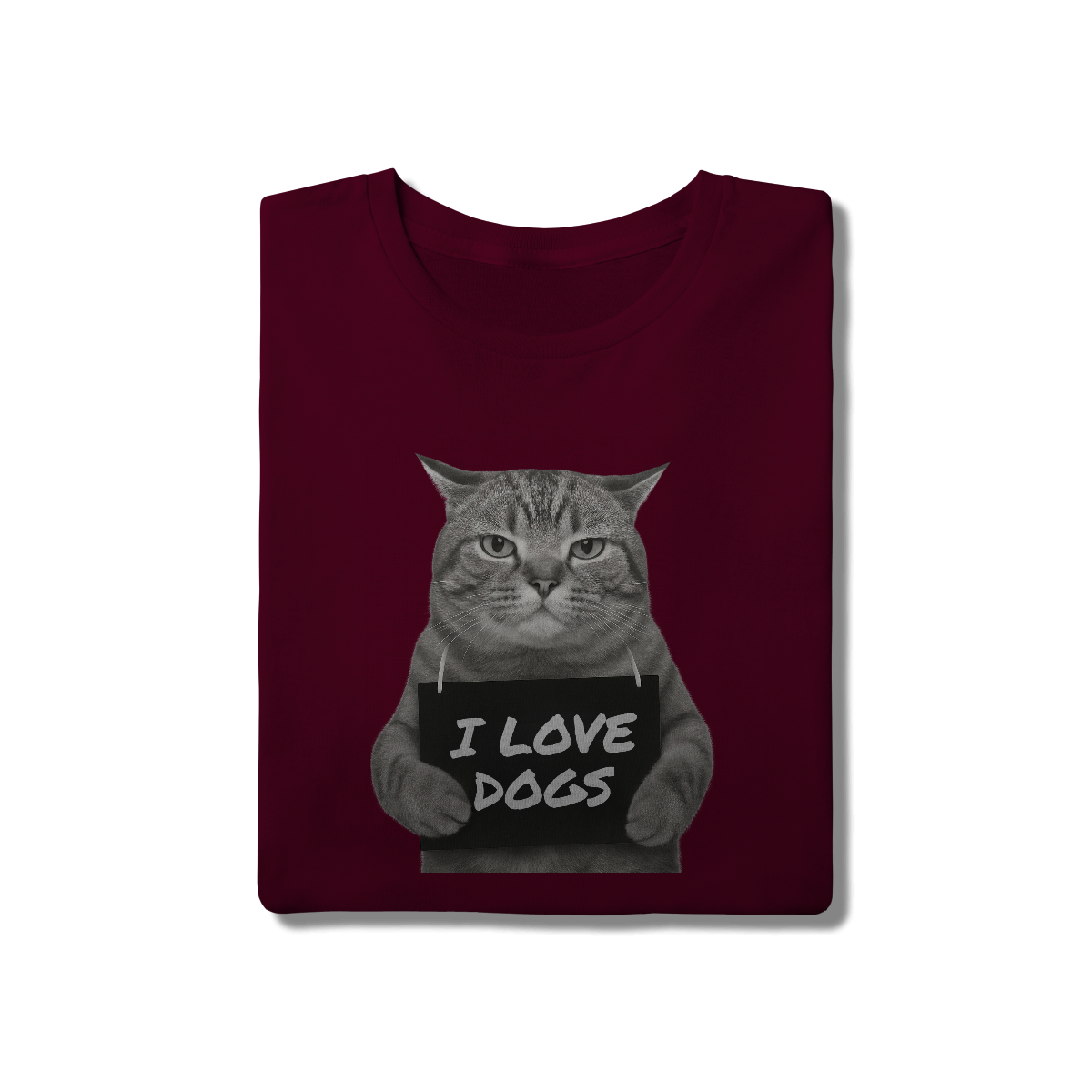 Camisa T-Shirt Quality I Love Dogs