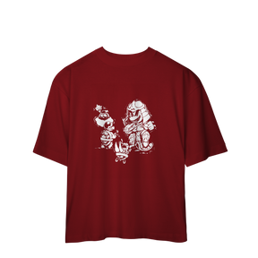 Camisa Oversized Mario Bros Black