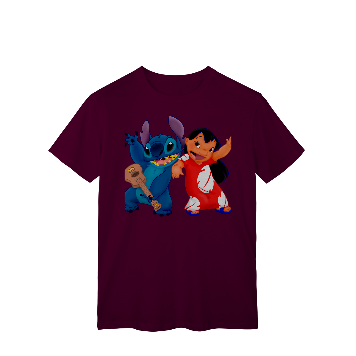 Camisa T-Shirt Classic Lilo e stitch Music